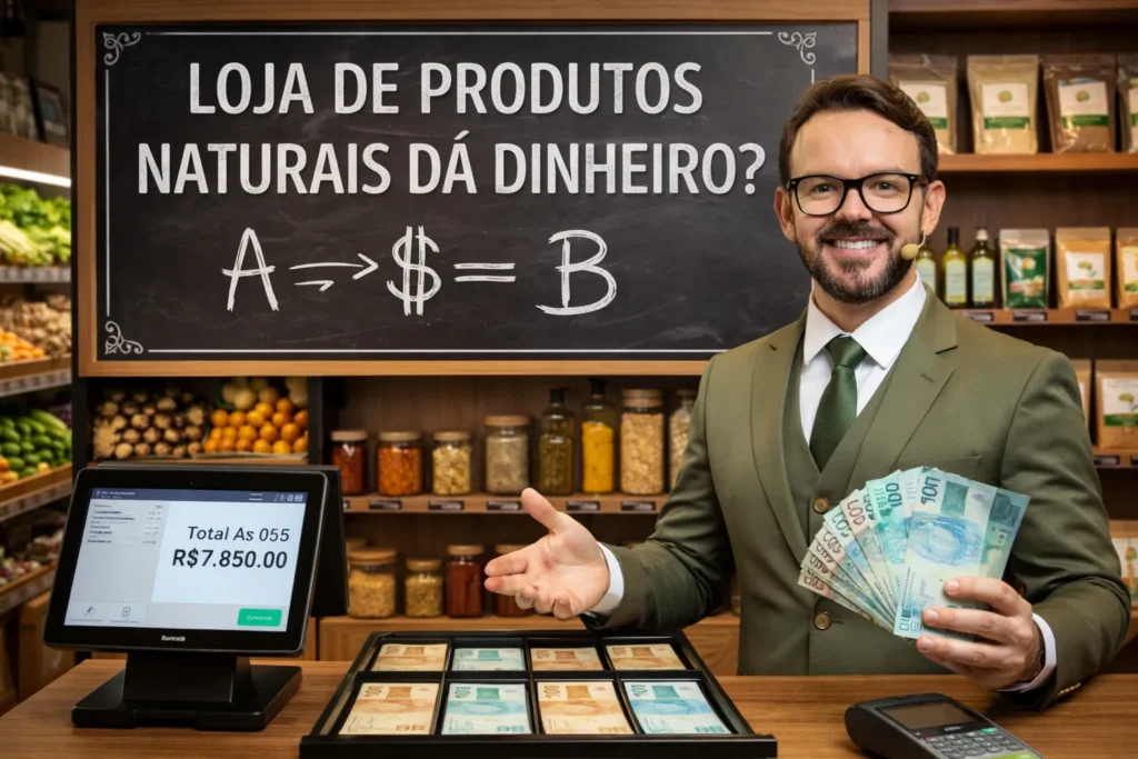 Cléber Brandão: Loja de produtos naturais dá dinheiro?